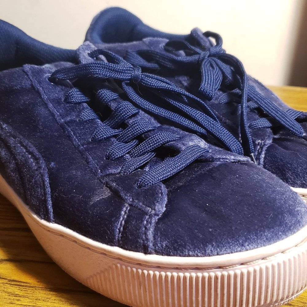 Puma Navy Blue Vikky - Platform Sneakers (36497801)